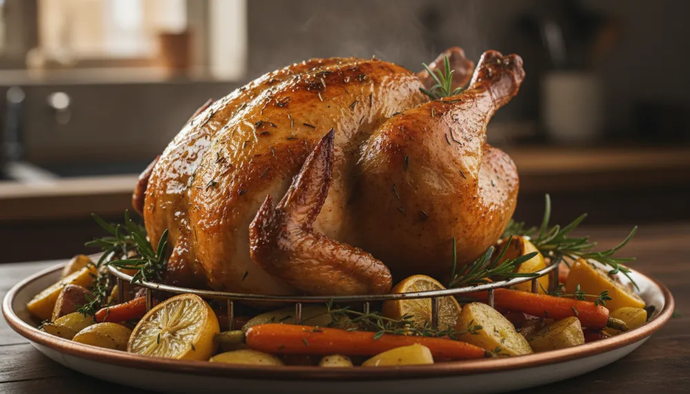 Air Fryer Whole Chicken Rotisserie Style 0