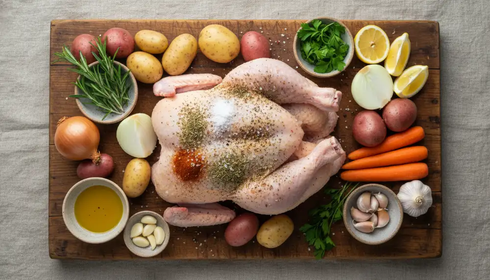 Air Fryer Whole Chicken Rotisserie Style 1