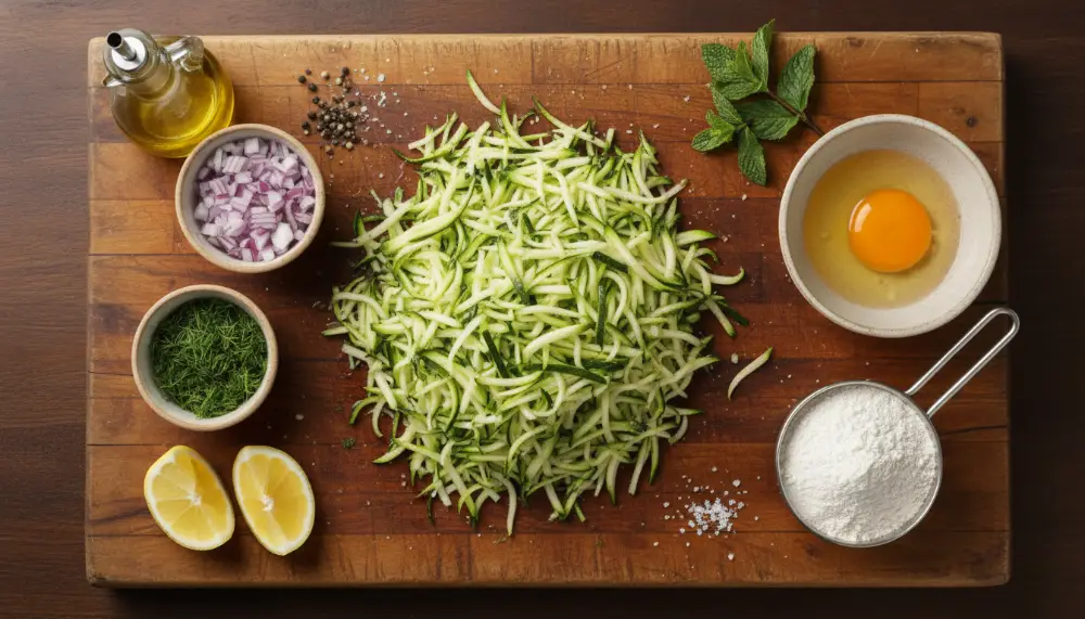 Air Fryer Zucchini Fritters – Summer Healthy Snack 2 Air Fryer Zucchini Fritters – Summer Healthy Snack 1