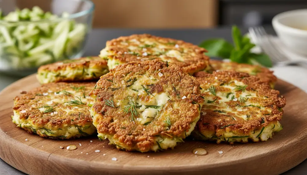 Air Fryer Zucchini Fritters – Summer Healthy Snack 3 Air Fryer Zucchini Fritters – Summer Healthy Snack 2
