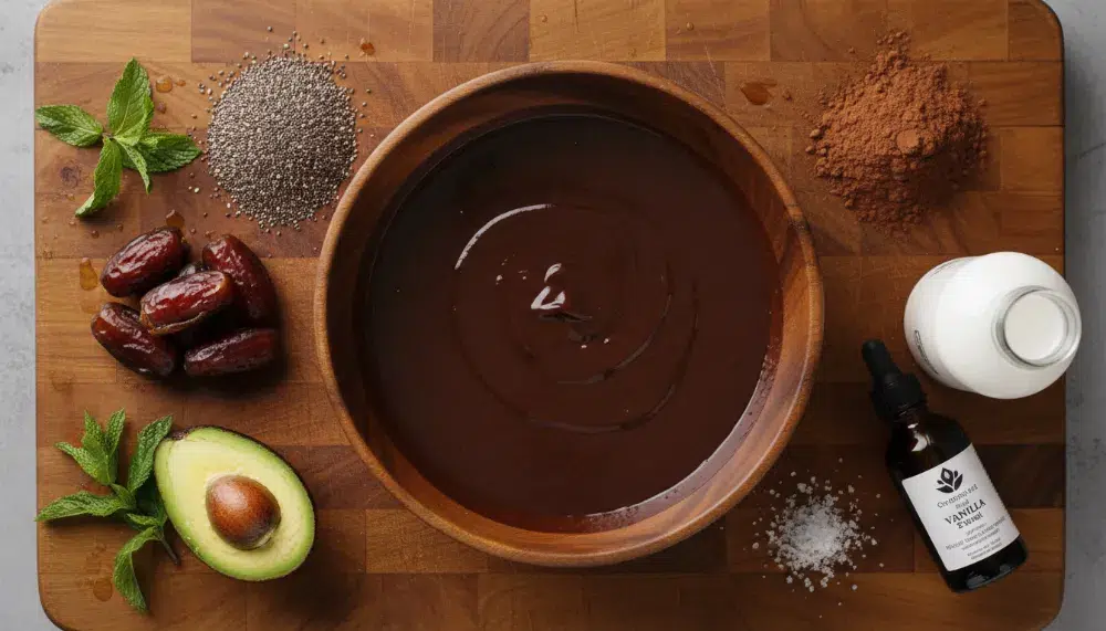 Blended Chocolate Chia Pudding Mousse – No Texture 1 Blended Chocolate Chia Pudding Mousse – No Texture 1