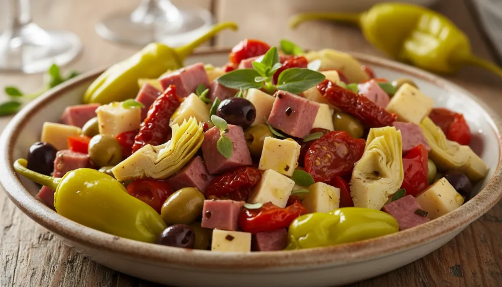 Chopped Italian Antipasto Salad with Pepperoncini 2