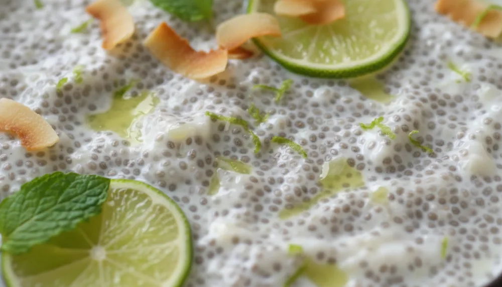 Coconut Lime Chia Pudding – Tropical Breakfast Bowl 2