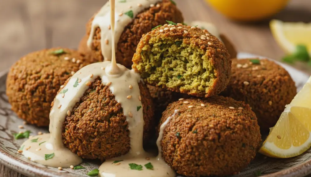 Crispy Mediterranean Falafel with Tahini Sauce 2