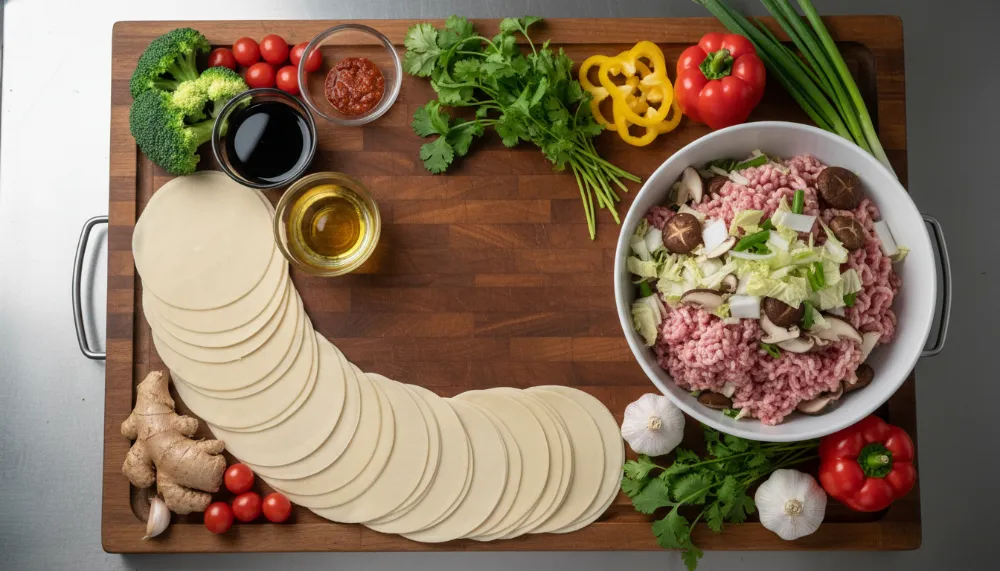 Dumpling Bake – Viral One Pan Dinner 1