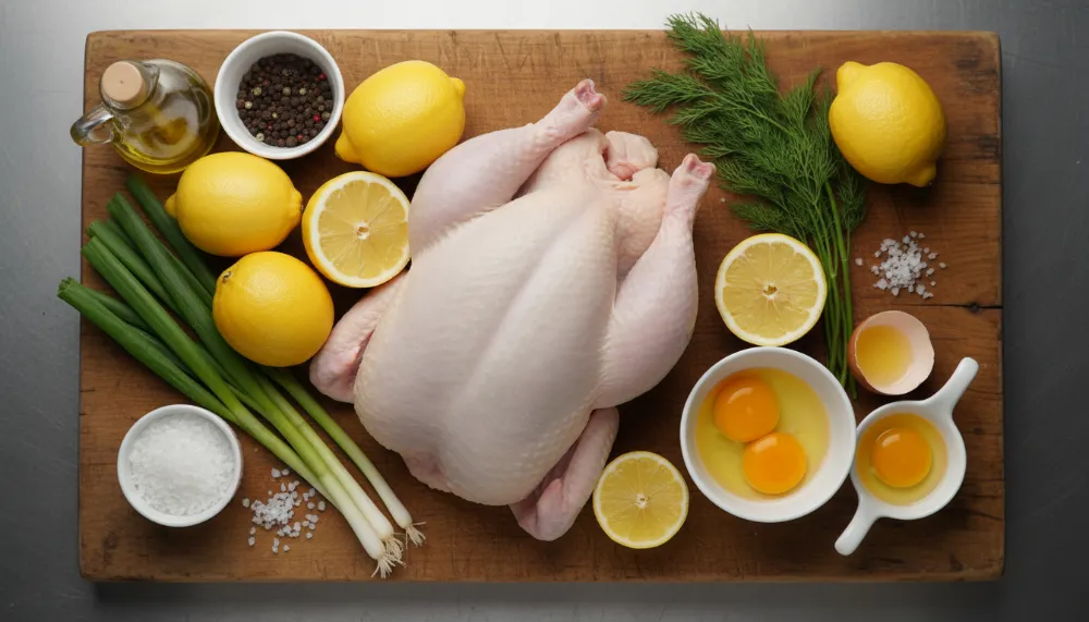 Easy Greek Lemon Chicken Soup Avgolemono 1