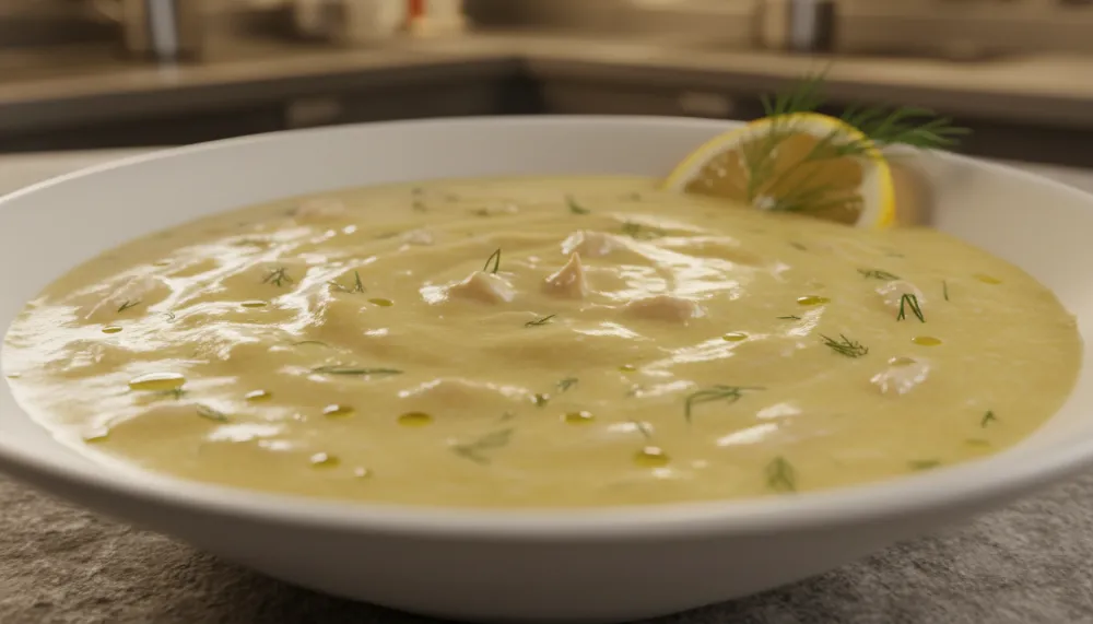 Easy Greek Lemon Chicken Soup Avgolemono 2