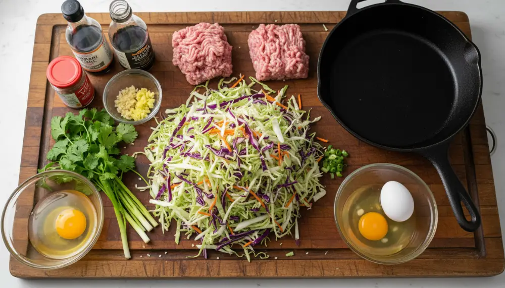 Egg Roll in a Bowl – High Protein Low Carb Skillet 1