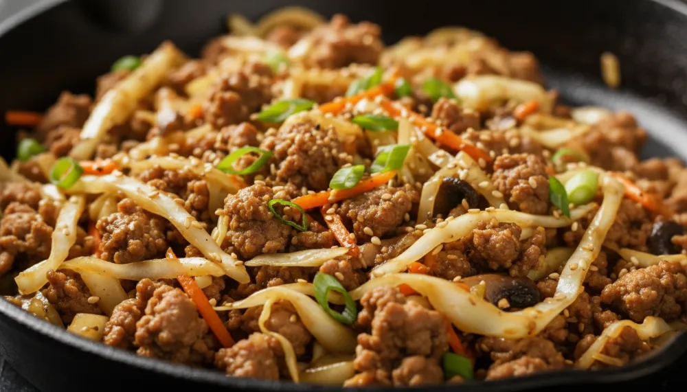 Egg Roll in a Bowl – High Protein Low Carb Skillet 2