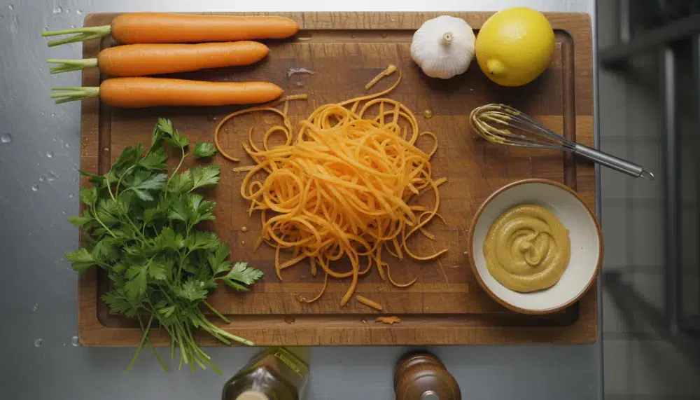 French Carrot Salad with Dijon Mustard and Parsley 1