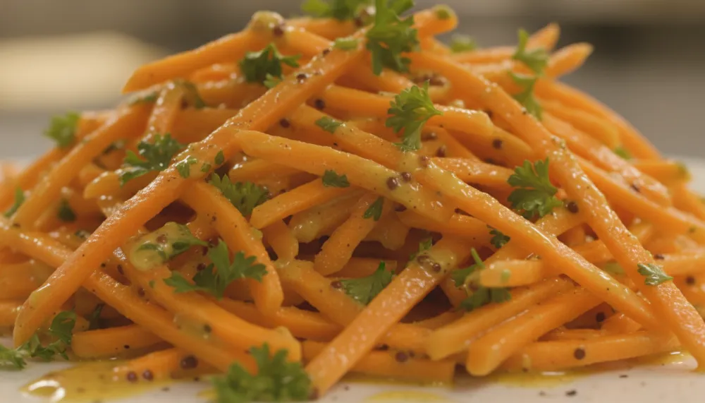 French Carrot Salad with Dijon Mustard and Parsley 2
