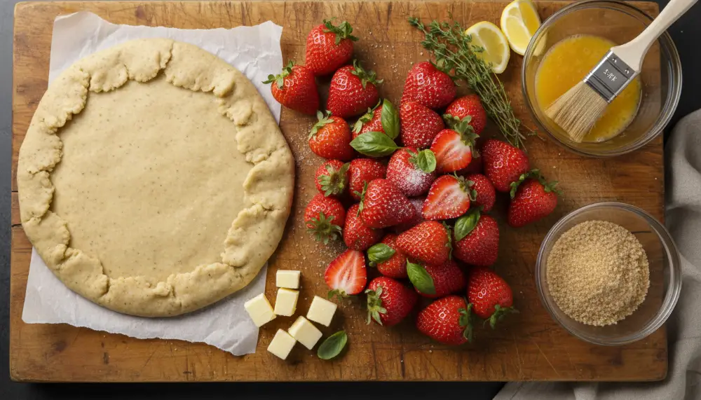 Gluten-Free Strawberry Galette – Rustic Summer Tart 2 Gluten Free Strawberry Galette – Rustic Summer Tart 1