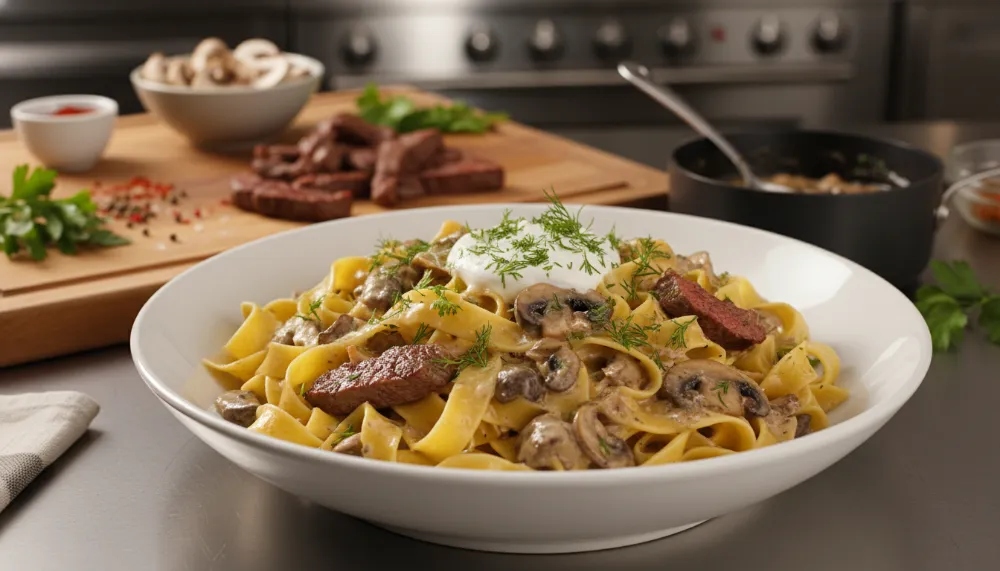 Gordon Ramsay Beef Stroganoff – Creamy 30 Min Pasta 0