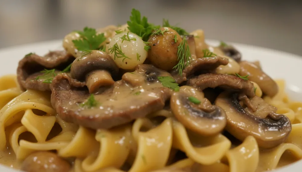 Gordon Ramsay Beef Stroganoff – Creamy 30 Min Pasta 2