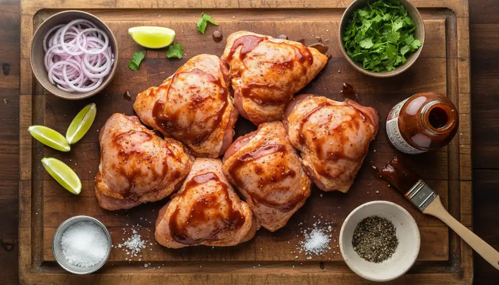 Grilled BBQ Chicken Thighs – 5 Ingredient Memorial Day 1