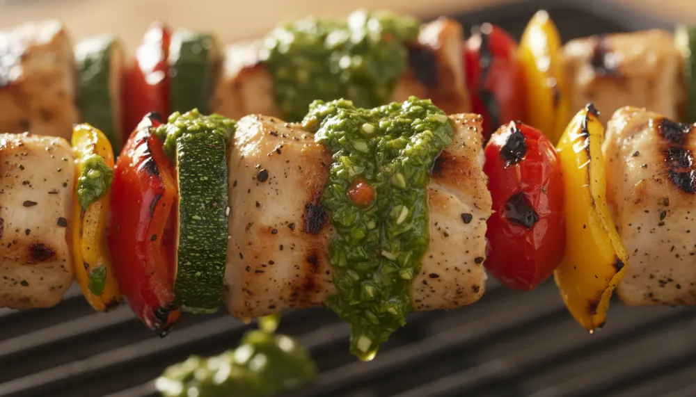 Grilled Chicken Kabobs with Chimichurri – Summer BBQ 2