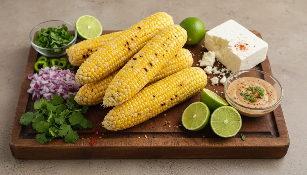 Grilled Corn Salad with Cotija and Lime – BBQ Side 1 1