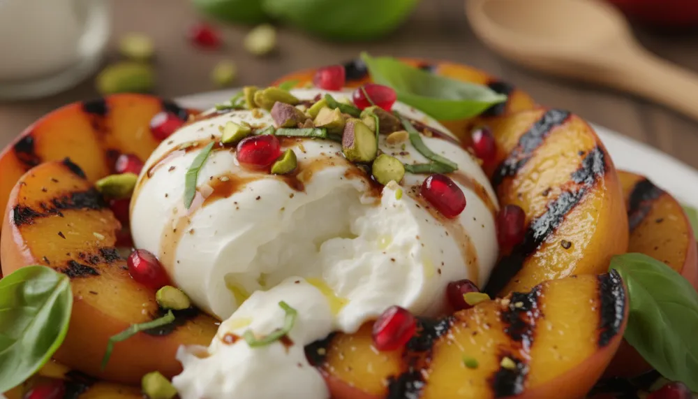 Grilled Peach and Burrata Salad – Summer Entertaining 2 Grilled Peach and Burrata Salad – Summer Entertaining 2