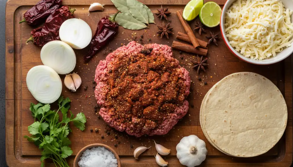 Ground Beef Birria Quesabirria Style – Crispy Tacos 1