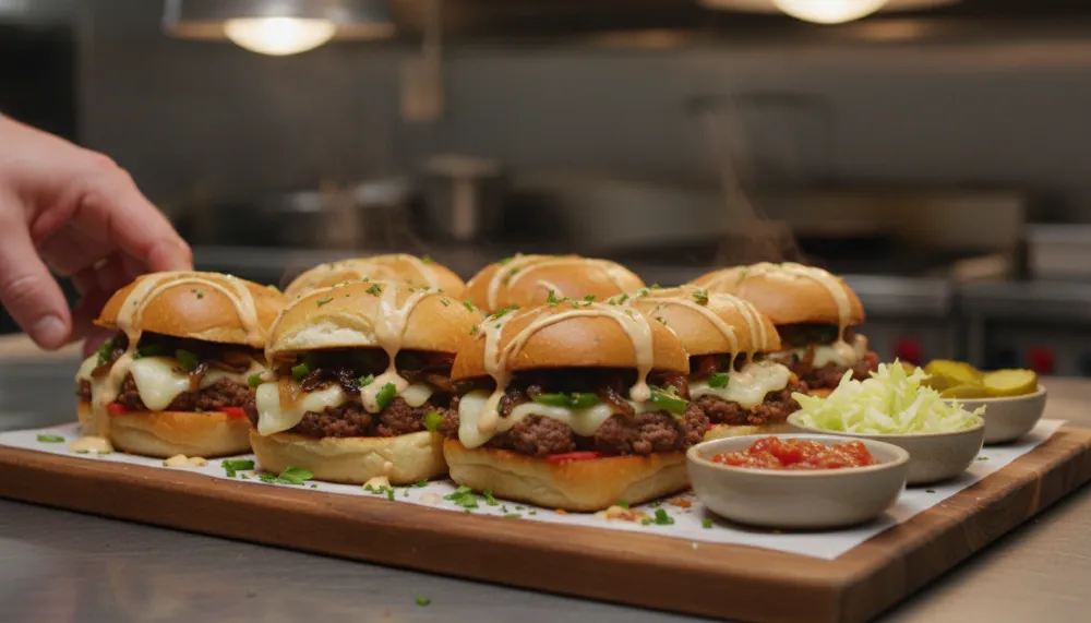 Home 1 Ground Beef Hoagie Sliders – Easy Party Appetizer 0