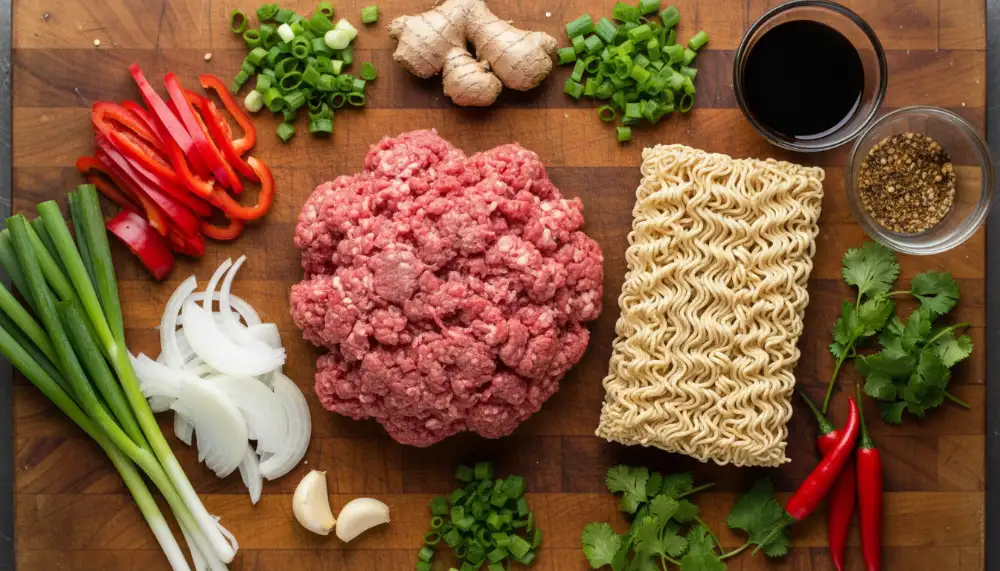 Ground Beef Ramen Noodle Stir Fry – 20 Minutes 1
