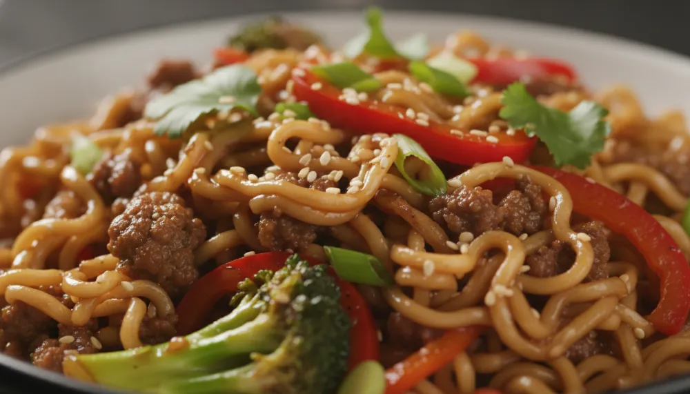 Ground Beef Ramen Noodle Stir Fry – 20 Minutes 2