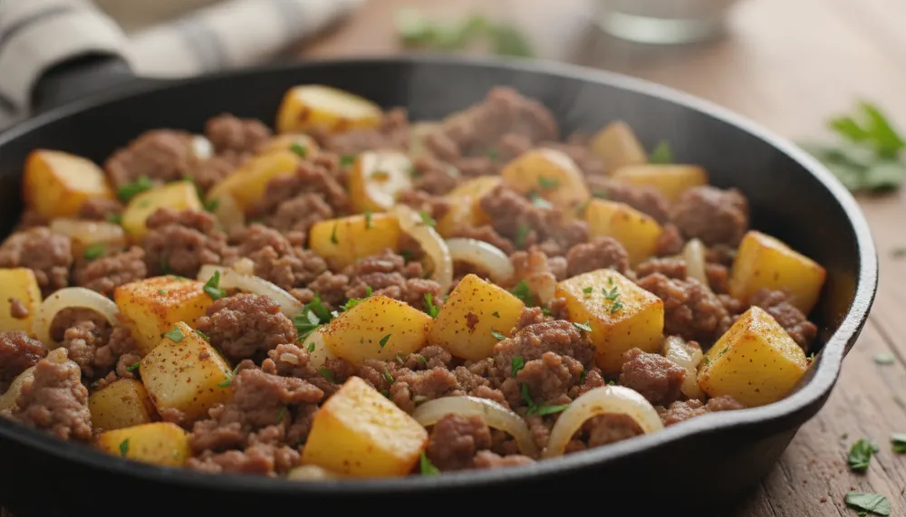 Ground Beef and Potato Skillet – Easy Weeknight 2