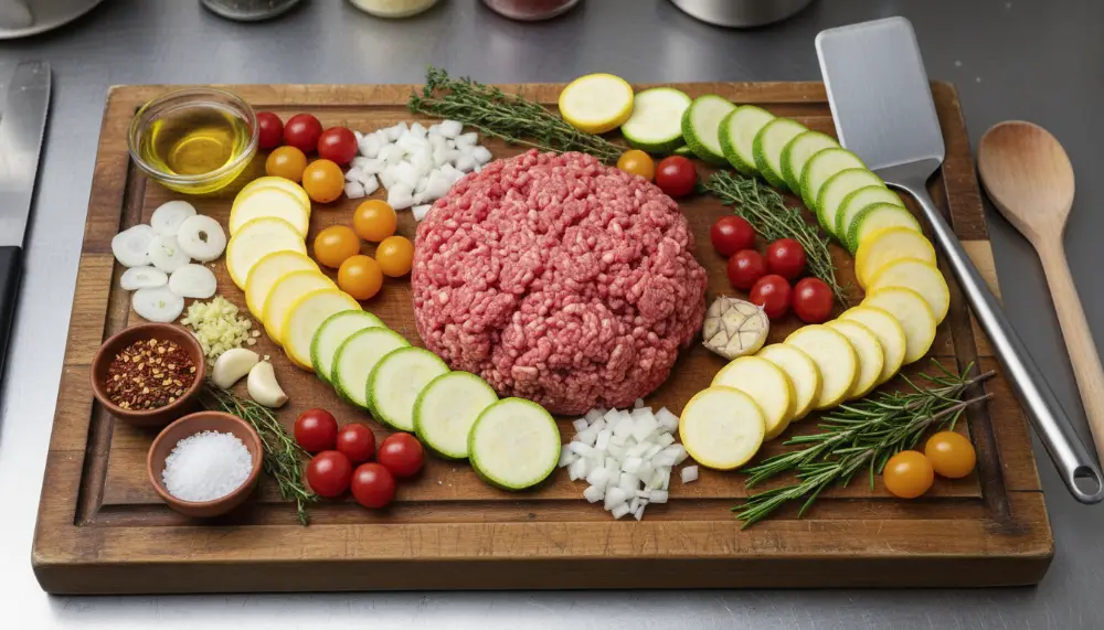 Ground Beef and Zucchini Skillet – Easy Low Carb 1