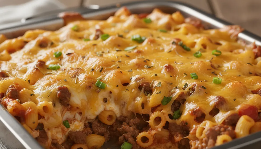 Hamburger Supreme Casserole – Cheesy Pasta Ground Beef 2