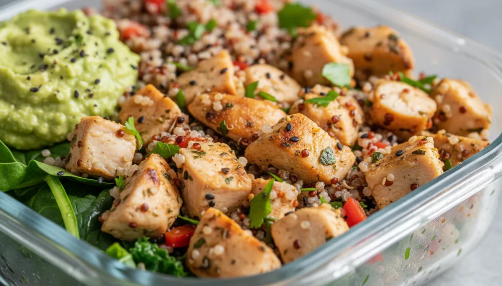 High Protein Chicken and Quinoa Bowl – Meal Prep: The Ultimate Power Lunch Guide 3 High Protein Chicken and Quinoa Bowl – Meal Prep 2