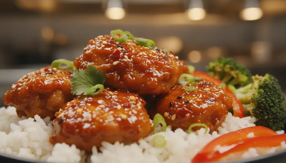 Honey Sriracha Chicken Bowls Sweet Spicy and Ready In Under 25 Minutes 2