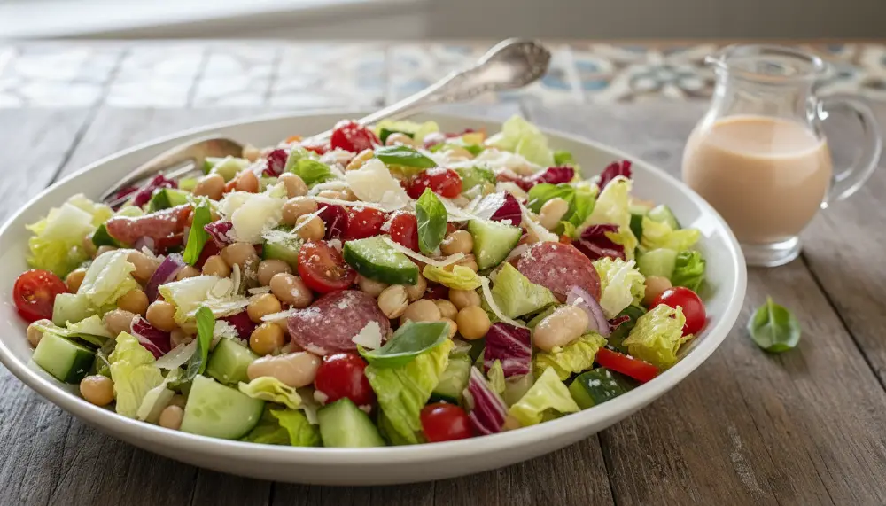 La Scala Copycat Chopped Salad with Salami and Beans 0