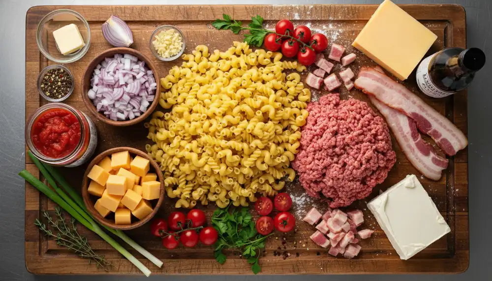 Loaded Bacon Cheeseburger Pasta – One Pot Comfort Food 1