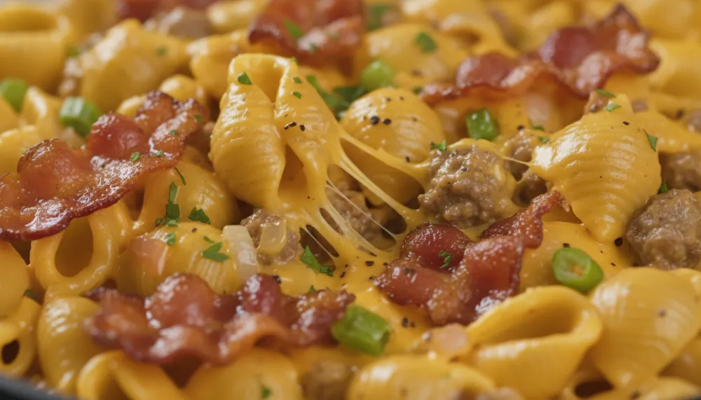 Loaded Bacon Cheeseburger Pasta – One Pot Comfort Food 2