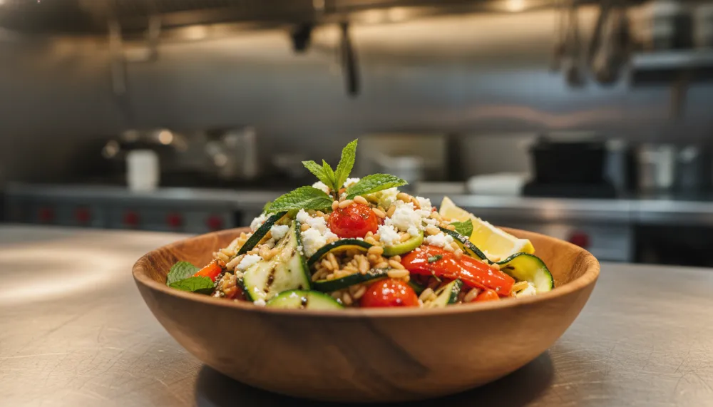 Home 2 Mediterranean Summer Grain Bowl – Farro and Veggies 0