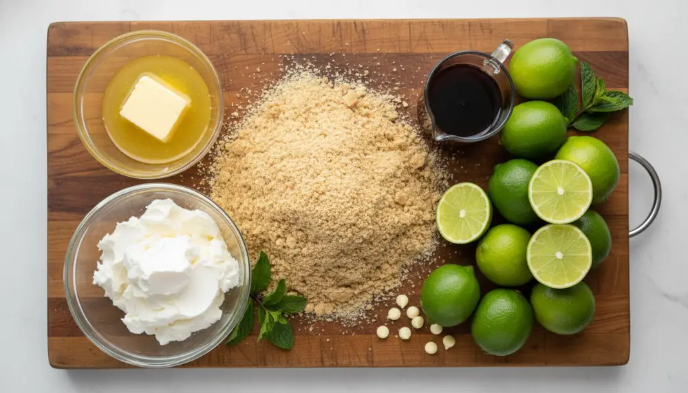 No Bake Key Lime Pie Bars – 4 Ingredient Summer Treat 1