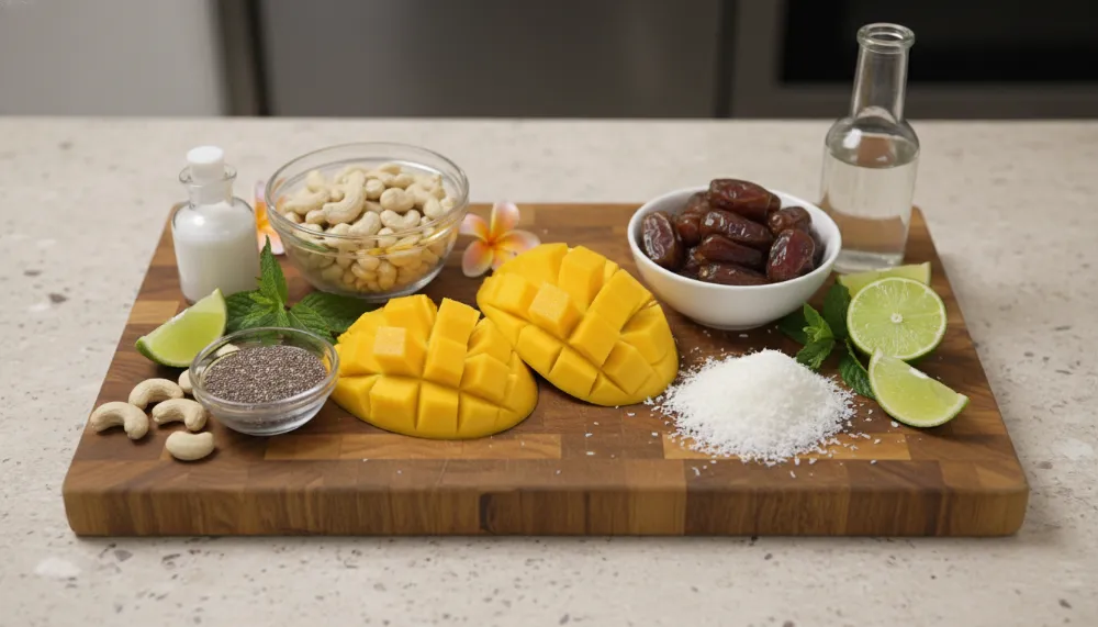 No-Bake Mango Coconut Bars – Tropical Summer Treat 2 No Bake Mango Coconut Bars – Tropical Summer Treat 1