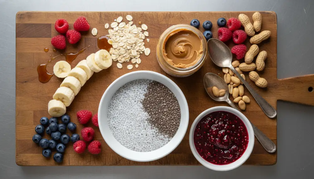 The Ultimate Peanut Butter Jelly Chia Pudding – Vegan Breakfast Guide 2 Peanut Butter Jelly Chia Pudding – Vegan Breakfast 1