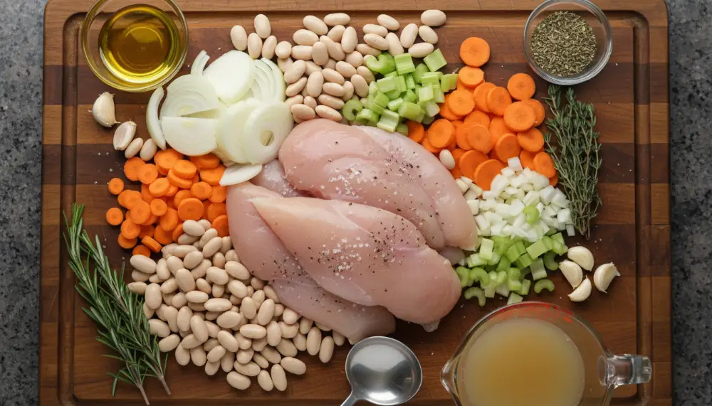 Slow Cooker White Bean and Chicken Soup 1