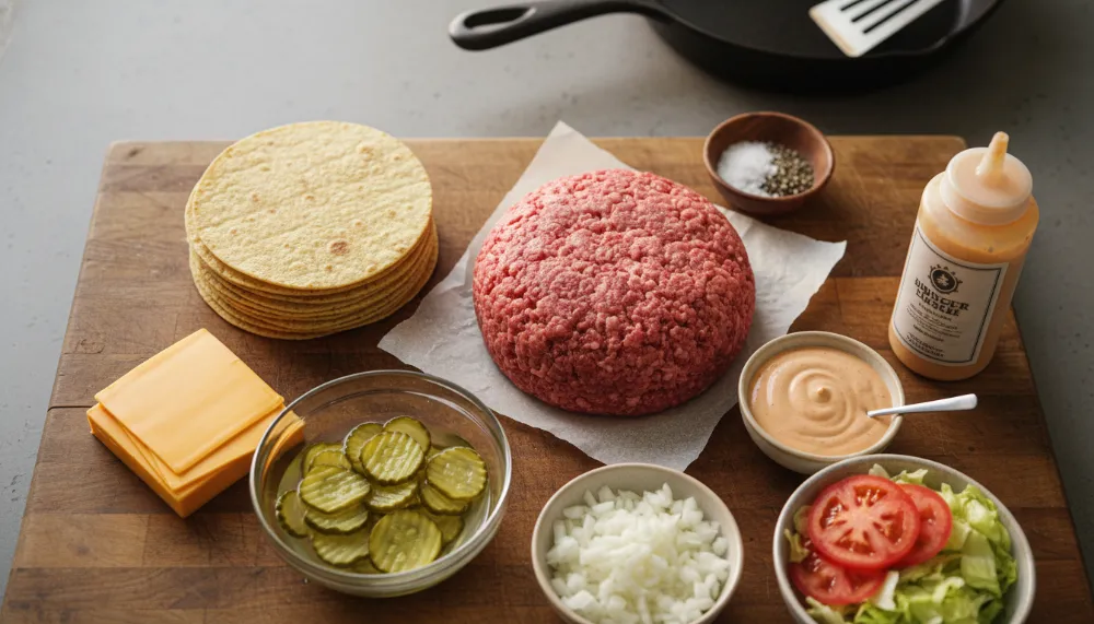 Smash Burger Tacos – Viral Recipe 1