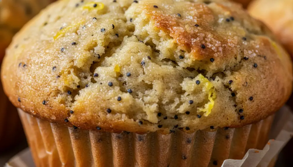 Sourdough Discard Lemon Poppy Seed Muffins 2