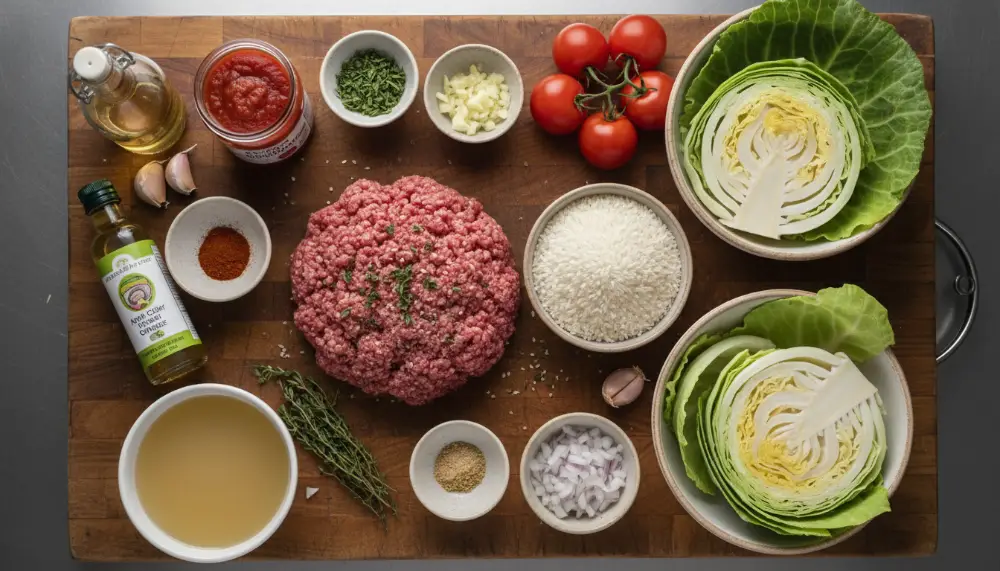 Southern Cabbage Rolls with Beef and Rice 1