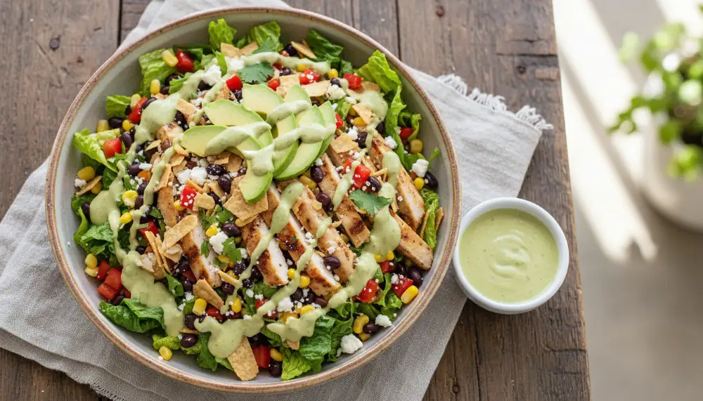 Southwest Chopped Salad with Avocado Ranch 0