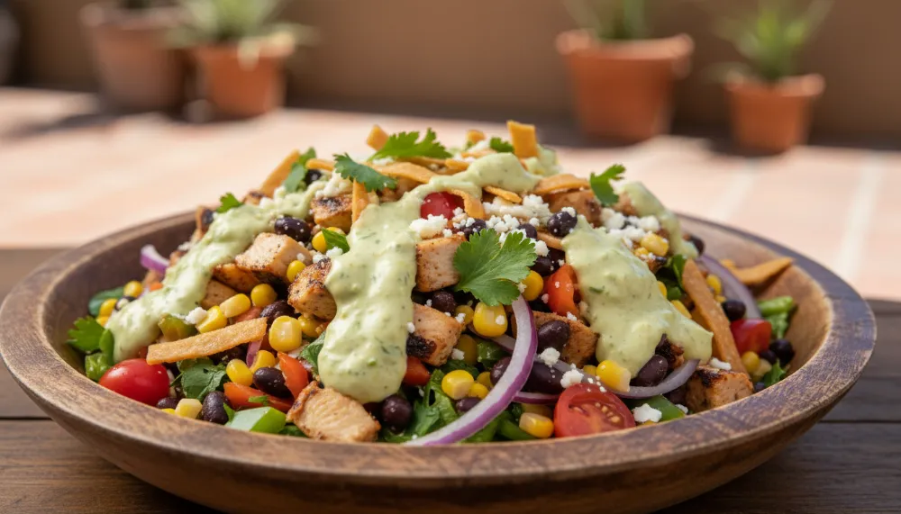 Southwest Chopped Salad with Avocado Ranch 2