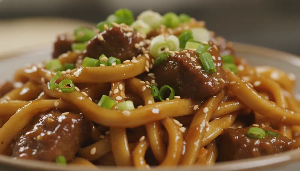 Sticky Beef Noodles with Sweet Savory Sauce – 25 Min 3 Sticky Beef Noodles with Sweet Savory Sauce – 25 Min 2