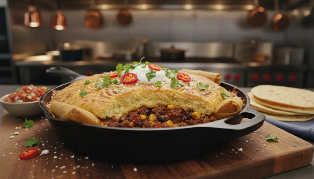 Home 1 Texas Tamale Pie – Tex Mex Ground Beef Casserole 0