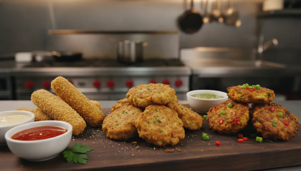 Home 1 3 Ways Air Fryer Chicken Fritters Recipe 0