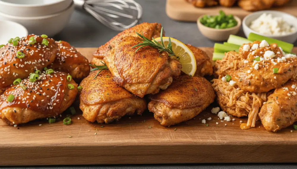 Home 2 3 Ways Air Fryer Chicken Thighs Recipe 0 1