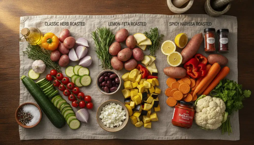 3 Ways Mediterranean Roasted Vegetables: The Ultimate Professional Guide 2 3 Ways Mediterranean Roasted Vegetables 1