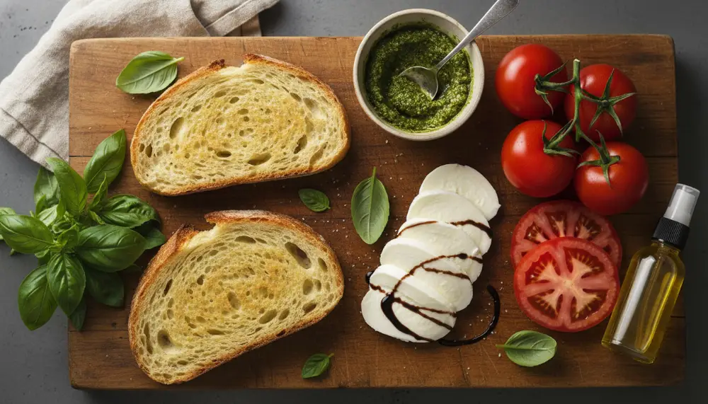 Air Fryer Caprese Toasties Recipe 1